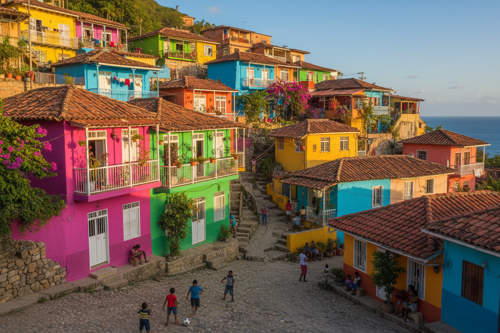 Venezuela colorful houses