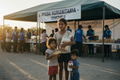 Venezuelan mother and children